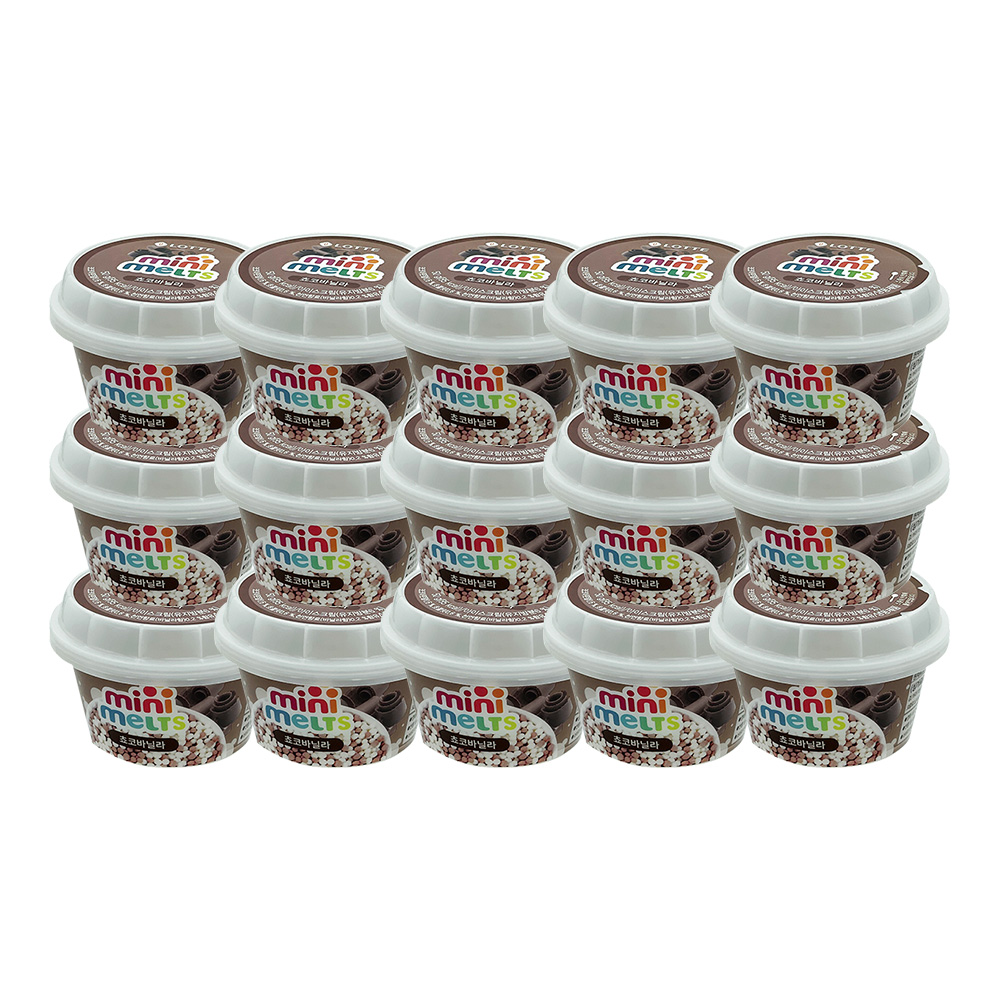 롯데웰푸드 미니멜츠 초코바닐라 50g x 15개