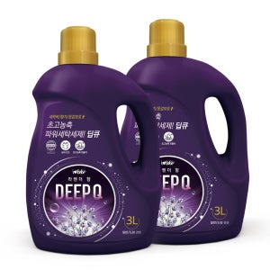 아이러브베베 딥큐 세탁세제 3L 2개입 딥클린 액체형 대용량 드럼용 통돌이 겸용