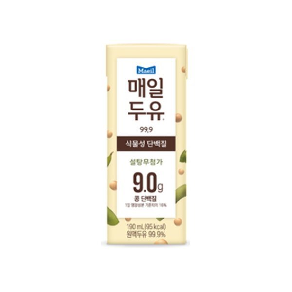 매일유업 매일두유 99.9% 190ml 6 24 48개입