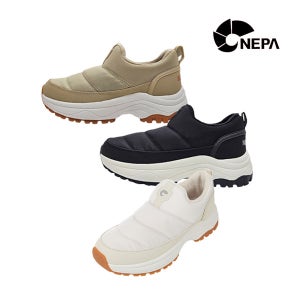 NEPA 네파 남녀공용 겨울용 가볍고 따뜻한 슬립온 방한화 3종택1