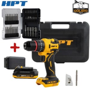HPT 충전해머드릴20V DW20-HD160D1 2.0Ah 1개 C타입 악세사리 37pcs