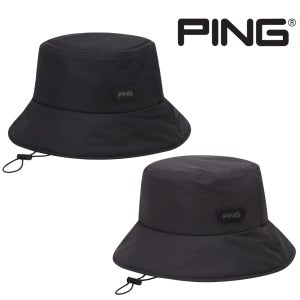 핑 골프웨어 남성 패딩 귀달이 버킷햇 방한 파크 골프 벙거지 모자 D4CP004