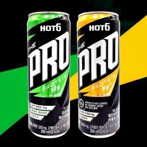 핫식스 더프로 오리지널 파인애플향 멀티비타민 애플망고향 355ml 12개씩 총24개