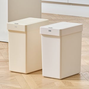 [리퍼] EKO 듀얼윙 20L 자동 센서 휴지통 출산선물 인테리어 종량제 냄새차단