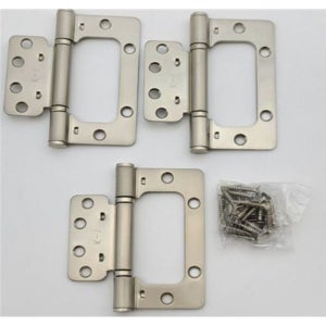 방문 코너철 꺽쇠 화장실 싱크대 문 힌지 은색 3개 세트 L자 셀프 수리