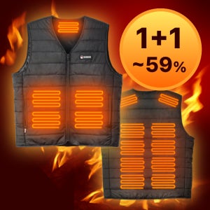 워모어 발열조끼 방한 USB 온열 열선 배터리포함 1+1 기획전