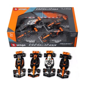 브라고 1:43 F1 맥라랜 1 Team MCL60 MCL38 4개세트 포뮬러원 다이캐스트 모형