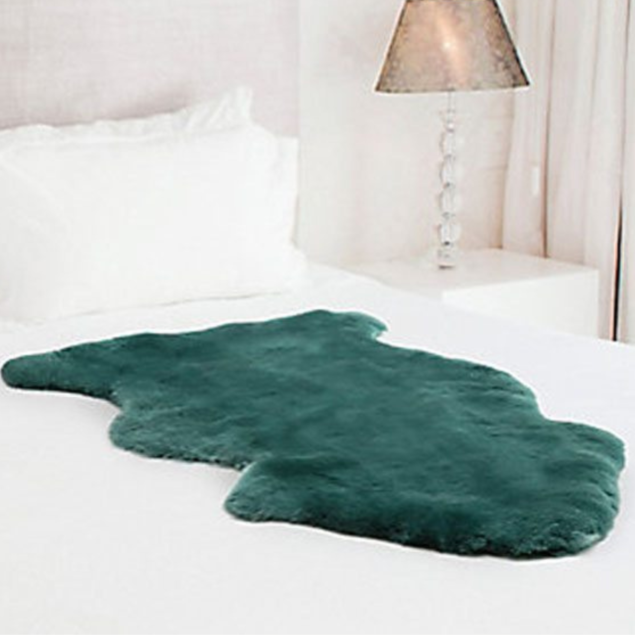 호주 양모 욕창<b>방지</b> 매트, 의료용 110cm (그린)