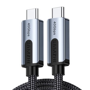 USB4 8K 40Gbps 240W C to C 케이블 선더볼트4호환 1.5m, 1개