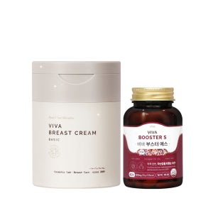 [더블 볼륨업] 비바 볼륨업 가슴 바디 크림 100ml+부스터에스 60정