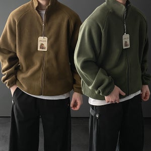 1+1 양털후리스 남성후리스집업 폴리스자켓 남자퍼자켓