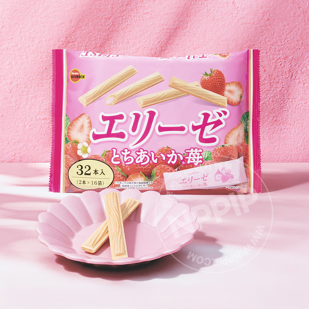 부르봉 엘리제 일본 과자 토치아이카 딸기맛 16봉입, 115g, 1개 대표 이미지