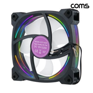 LED DC12V 120mm 불빛나는 PC 데스크탑 쿨러 튜닝 컴퓨터팬 쿨링팬 HA030