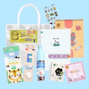 초등 문구 세트 어린이 필수 학용품 학생 유치원 단체 행사 이벤트 신학기 학교 입학 졸업 기념 파티 선물