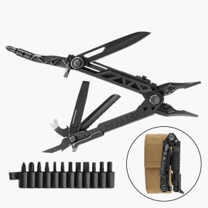 거버 센터 드라이브 블랙 비트 멀티툴 쉬스 세트 접이식 나이프 다용도 공구