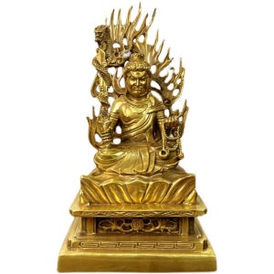 황동 수행 수양 좌불상 총귀진인 명상 비로자나불상 여래