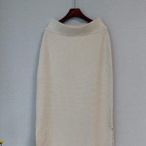 엠보 니트 스커트 2컬러 (언발 폴라니트 세트가능)