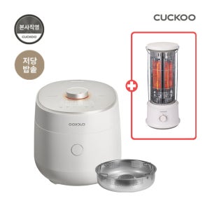 쿠쿠 트윈프레셔 마스터셰프 저당밥솥 사일런스 오브제 10인용 CRP-OHNLLR1010FGW+CHT-AEC1000SNWG