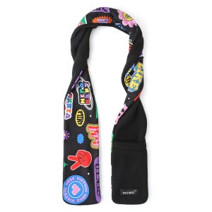 방한 플리스 스포츠 넥히터 포켓 머플러 겨울 목도리