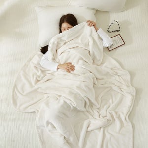 집앤콕 담요 블랭킷 대형 캠핑 두꺼운 이불 극세사 담요 T