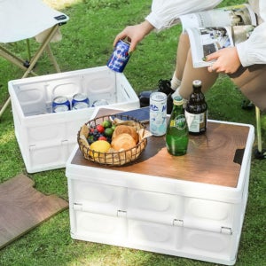 캠핑 폴딩 박스 접이식 테이블 다용도 수납장 수납함