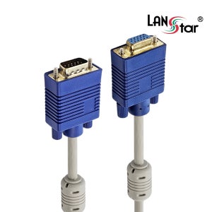 랜스타 LS-RGB-15MF-1.8M RGB 모니터 연장케이블 15핀 3+4C MF 1.8m, 1개