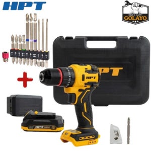 HPT 충전해머드릴20V DW20-HD160D1 2.0Ah 1개 C타입 비트세트 11pcs