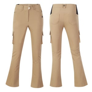 SNP골프 여성 하이라인 부츠컷 카고 골프팬츠