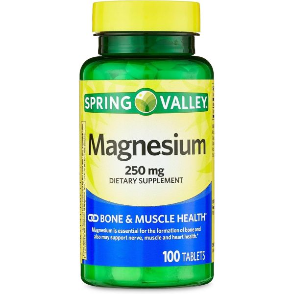 <b>스프링 밸리</b> 마그네슘 정제 250mg 100개입