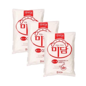 한정성 미담 3kg 3개 업소용 대용량 조미료