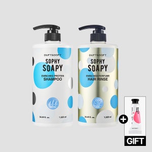 [2종세트특가] 더프트앤도프트 대용량 인리치드 퍼퓸드 샴푸+린스 세트