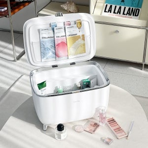 누비아 화장품 냉장고 저소음 자동온도조절 9L NCR-ARC09