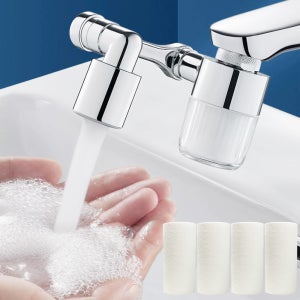 다잘 1080도 각도조절 워터탭 아기비데 신생아 양치수전 필터 회전 수도꼭지 토수구