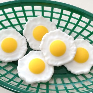 특이한 음식 계란 후라이 스마트그립 톡거치대 웃긴 커플 스마트톡