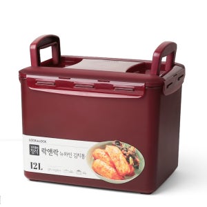 락앤락 밀폐 코스트코 냄새안나는 김치통 삼성김치냉장고통 12L, 2개