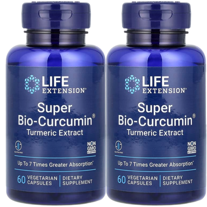 라이프익스텐션 슈퍼 바이오 <b>커큐민 강황추출물</b> 400mg BCM95 2개