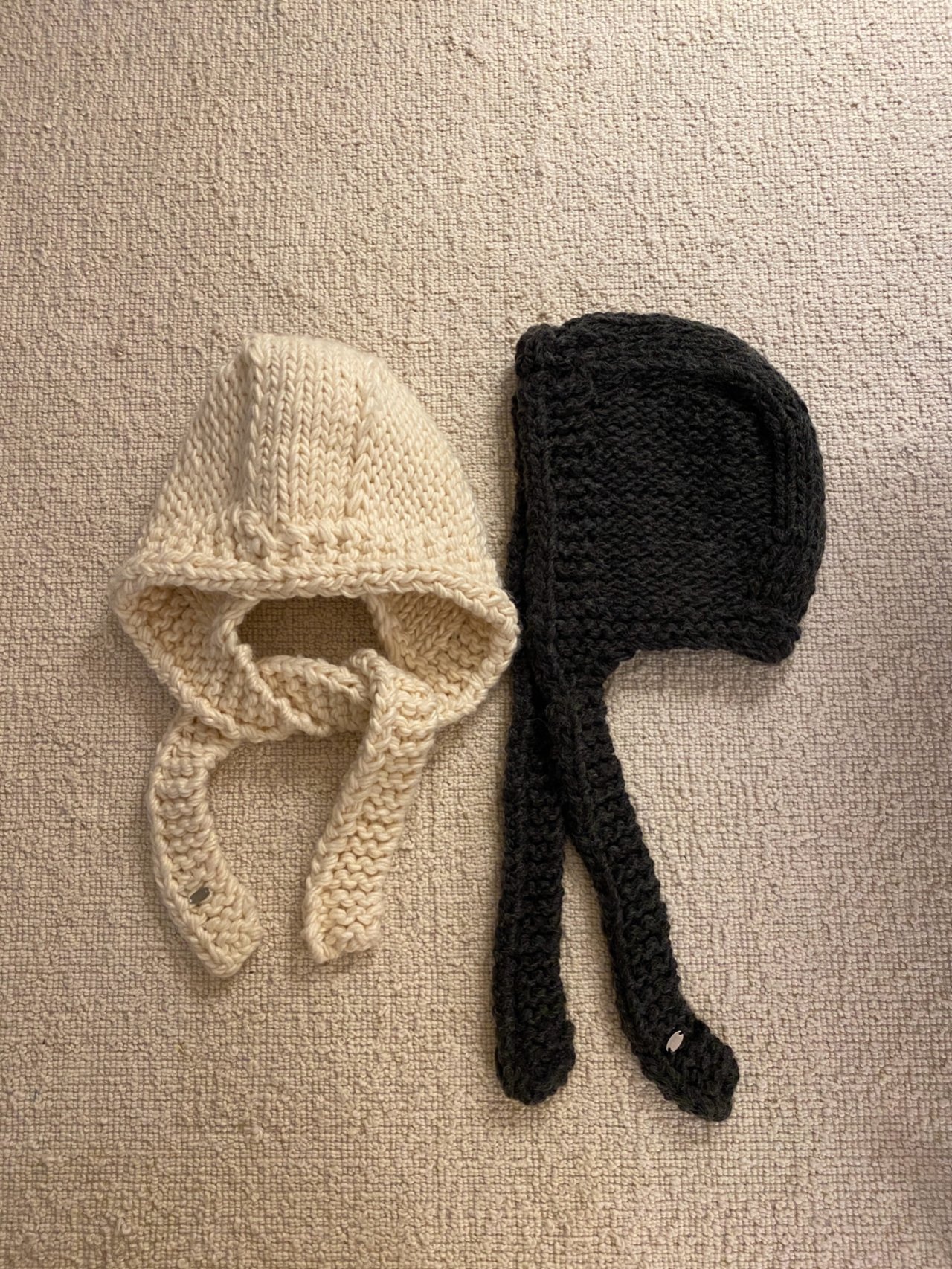 hat 블랑 양모 핸드메이드 바라클라바 2color