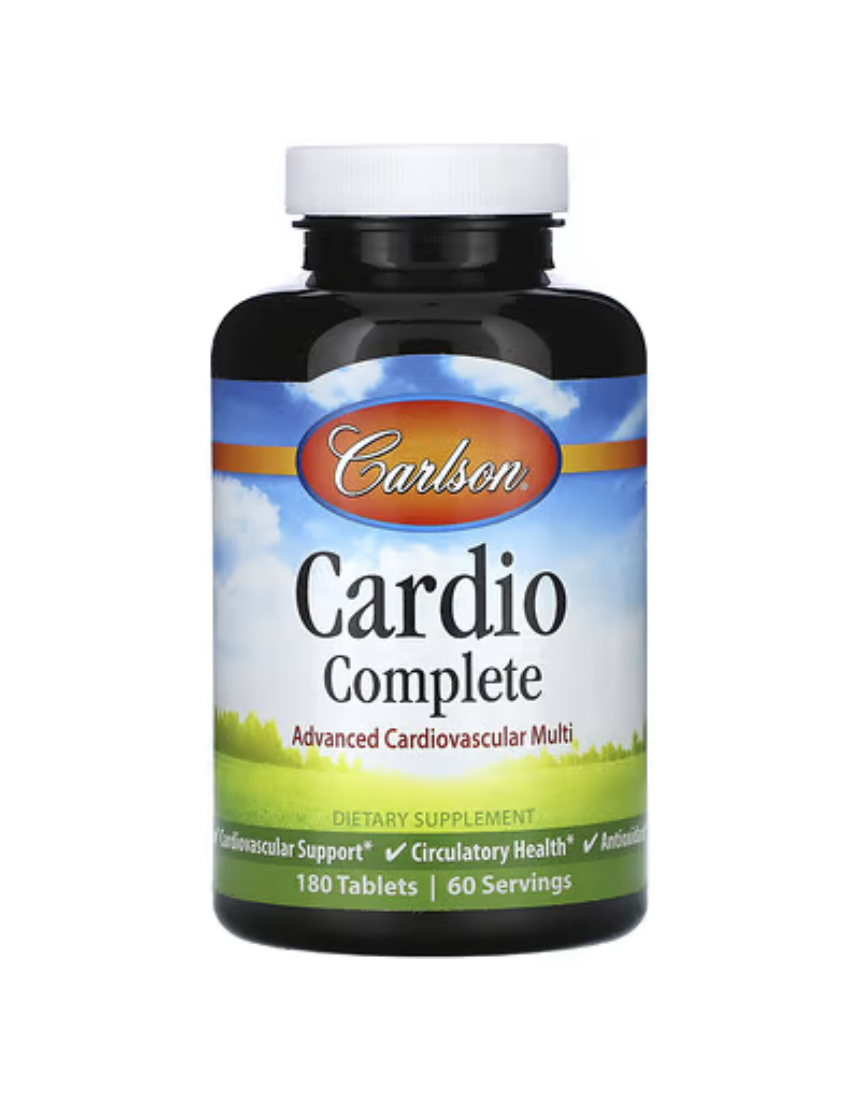 Carlson Cardio Complete 어드밴스드 <b>심혈관</b> 종합<b>비타민</b> 180정
