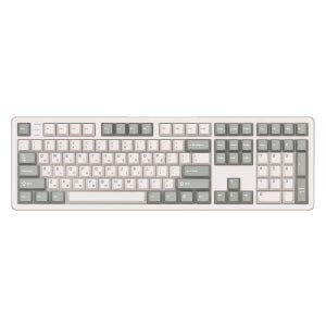 앱코 AR108G 원토글 노니드 무브 알루미늄 3모드 기계식 키보드 세이지그린, 개구리 스위치