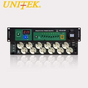 UNITEK PD812 유니텍 2U 8채널 12아웃 순차전원 공급장치