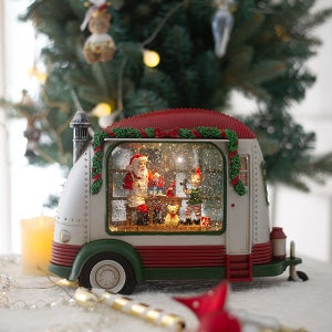 [데코앤키친]크리스마스 캠핑카 원터볼 오르골