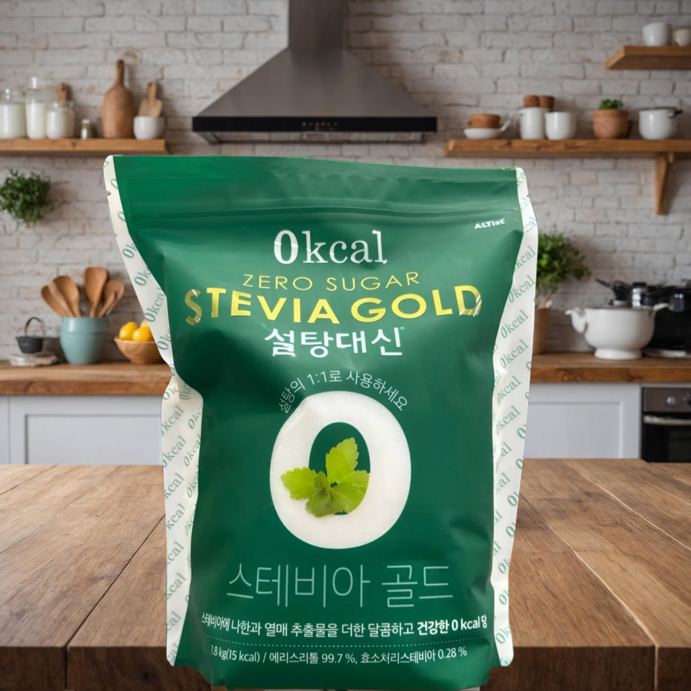 설탕대신 스테비아 골드 대용량 에리스리톨 트레이더스 대체 가루 1.8kg, 1개