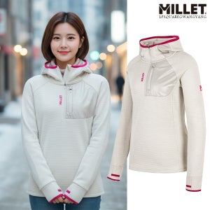 밀레겨울긴팔티 여성 디맥스 후드티셔츠
