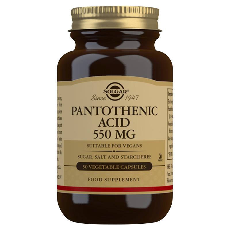 솔가 판토텐산 B5 1개 50정 Solgar <b>Pantothenic Acid</b> B5
