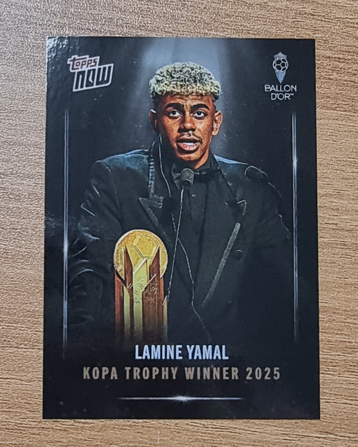라민 야말 2025 Topps Now Lamine Yamal Kopa Trophy Winner Ballon d’Or No-006 축구카드