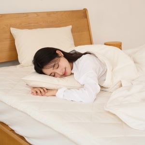 뉴질랜드 양모 100% 60수 고밀도 순면 침대패드 SS/Q/K