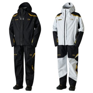 다이와 DR-1025T 레인자켓 화이트 L 방수 방풍 낚시 자켓 경량 갯바위 선상 레인웨어