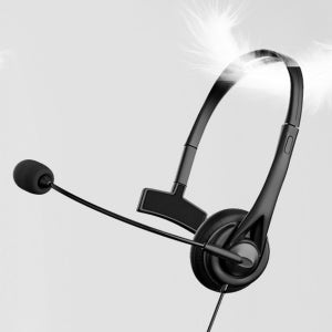 가벼운 온라인 강의 헤드셋 재택 유선 마이크 헤드셋 회의용 컴퓨터