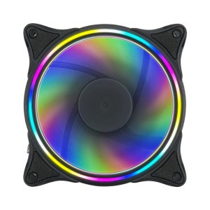 컴퓨터 120mm LED 쿨링팬 냉각팬 RGB PC 쿨러팬 공기순환 DIY 12V