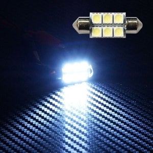 화이트LED전구 36mm타입 12V 5050 3칩 6발